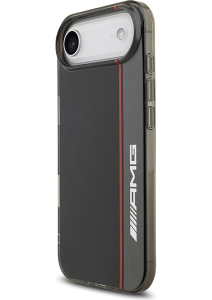 iPhone 17 Air Uyumlu Kılıf Amg Lisanslı M-Safeli Iml Baskı Logolu Çift Katman Bow Lines Kapak Siyah fiyatları