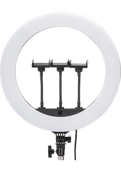 43CM Işıklı Telefon Tutucu Ring Light — 112 Led, 2900–6500K, Uzaktan Kumanda, USB Şarjlı fiyatları