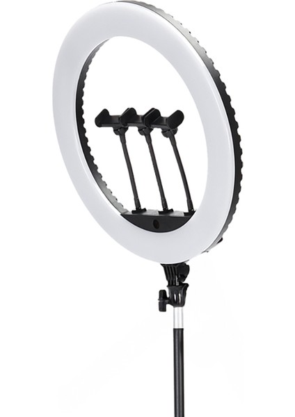 43CM Işıklı Telefon Tutucu Ring Light — 112 Led, 2900–6500K, Uzaktan Kumanda, USB Şarjlı modelleri