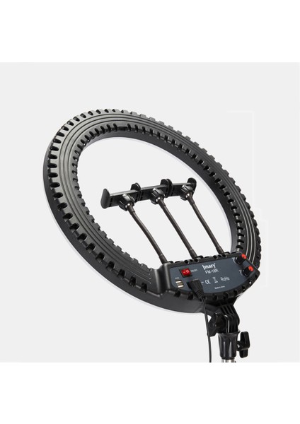 43CM Işıklı Telefon Tutucu Ring Light — 112 Led, 2900–6500K, Uzaktan Kumanda, USB Şarjlı fırsatları