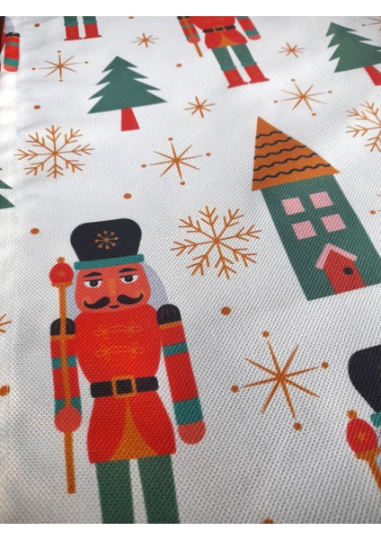 Yılbaşı Kurşun Asker Desenli Dijital Baskılı Runner modelleri