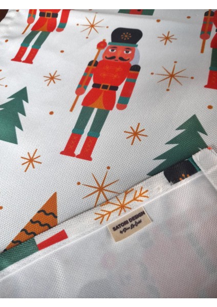 Yılbaşı Kurşun Asker Desenli Dijital Baskılı Runner fırsatları