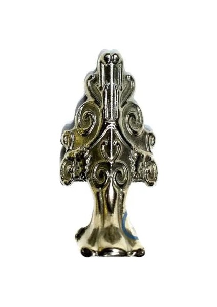 Lükens Sandık Ayağı, Kutu Ayak 4 cm - Nikel, 50 Adet