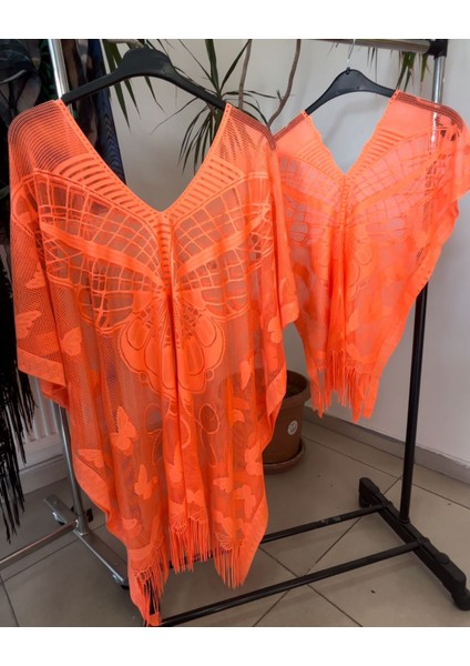 Bysen Ikili Anne-Kız Kelebek Takım Plaj Elbisesi Pareo fiyatları