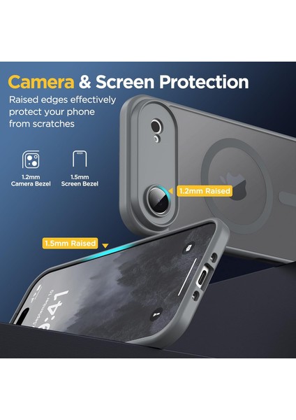 Apple iPhone 17 Air Kılıf Mat Magsafe Şarj Özellikli Darbe Önleyici Hassas Buton Lansman Renkli Yumuşak Kenarlı Kapak modelleri