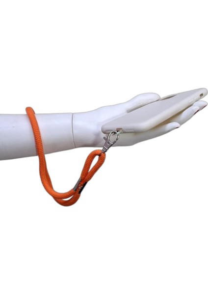 Turuncu Paracord Telefon El Askısı Tüm Kılıflara Uyumlu modelleri