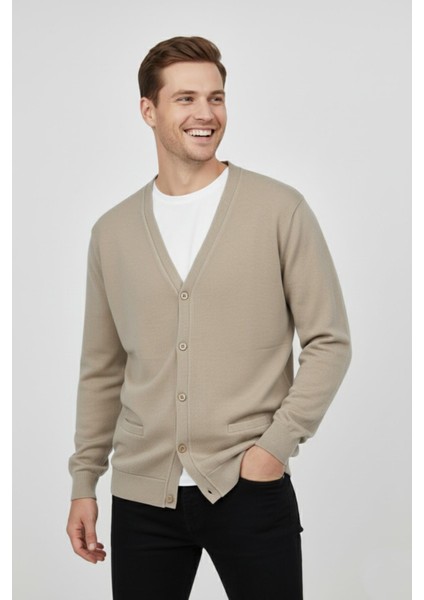 Erkek Spor Selanik Düğmeli Hırka Regular Kalıp BGL-ST04873 fiyatları