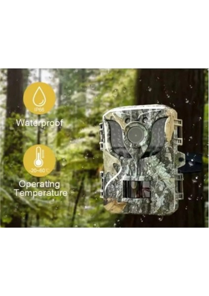 Buğz Fotokapan Kamera 16MP Full Hd 1080P Gece Görüşlü 2 Inç LCD Ekran Su Geçirmez fırsatları