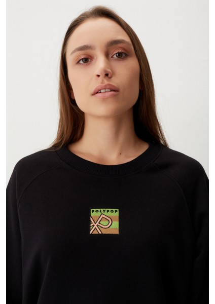 Square Logo Nakışlı Oversize Heavy T-Shirt fırsatları