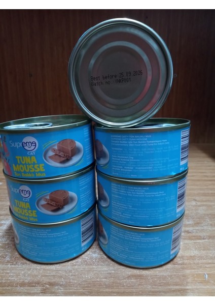 Cat Püre Kıyılmış Ton Balıklı Kedi Konserve 10 Adet