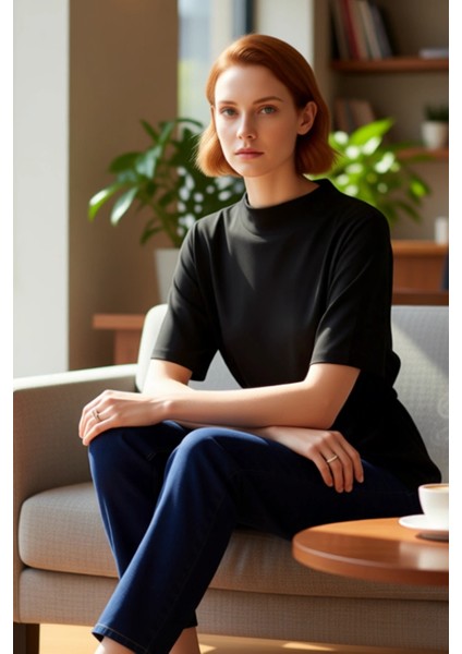 Kadın Regular Fit Dik Yaka Bağlama Detaylı Örme Bluz Kaliteli Şık Rahat Modern Zarif Günlük fiyatları