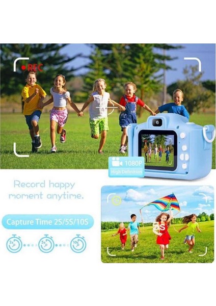 Çocuk Dijital Fotoğraf Makinası 20 Mp Video Kaydedici 2.0 Inç Çift Kameralı ( Lisinya ) fiyatları