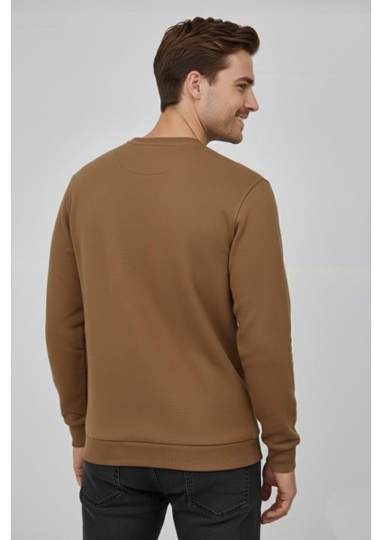 Erkek Sıfır Yaka Selanik Sweatshirt Regular Kalıp BGL-ST04870 modelleri