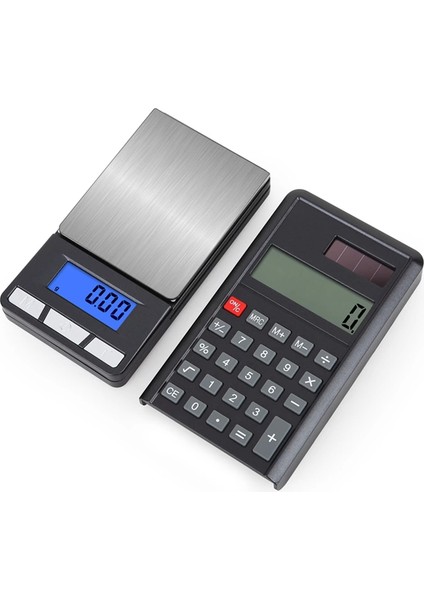 LCD Ekran Elektronik Hesap Makineli Hassas Dijital Takı Altın Gram Ölçer Terazi (500G 0.1g) ( Lisinya )