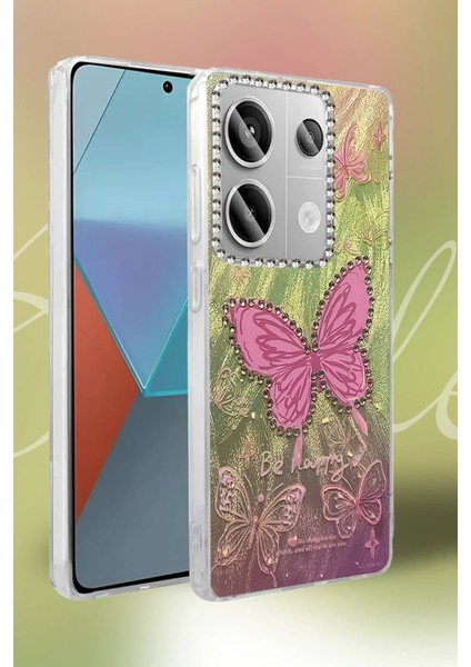 Xiaomi Redmi Note 13 Pro 4g Kılıf Blade Aynalı Desenli Kapak - Desen 1