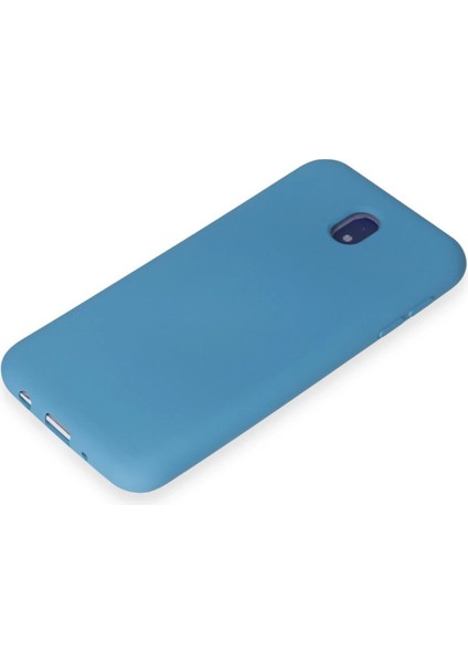 Samsung Galaxy J7 Pro / J730 Kılıf Nano Içi Kadife Silikon - Mavi fırsatları