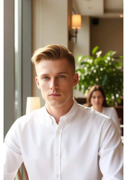 Erkek Dokulu Slim Fit Gömlek Çağdaş Tasarımı ve Konforlu Yapısıyla Öne Çıkan Bir Parça Şık