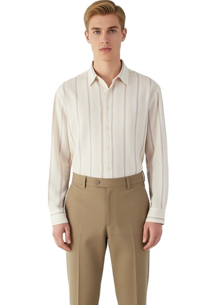 Unisex Çizgili Oversize Gömlek Fonksiyonel Dayanıklı Kaliteli Konforlu Estetik Premium Şık fiyatları