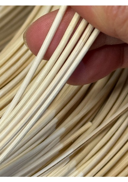 Rattan Core Doğal Bambu Çubuk 2 mm 2X100 gr Dekoratif Örgü Rattan Ip fırsatları
