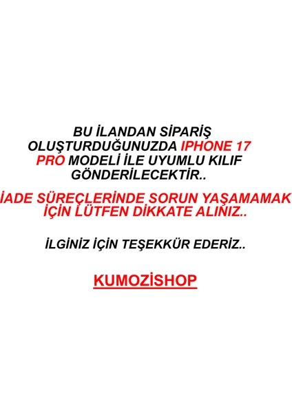 Iphone 17 Pro Uyumlu Şeffaf Taşlı Magsafe Özellikli Kılıf fiyatları