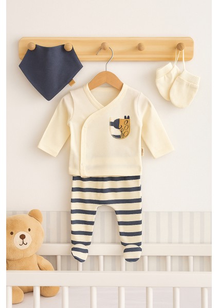 Zebra Cep Nakışlı Bere Pantolon Çizgili 5 Li Zıbın