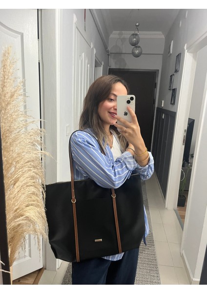Yeni Sezon Paraşüt Kumaş Shopper Çanta