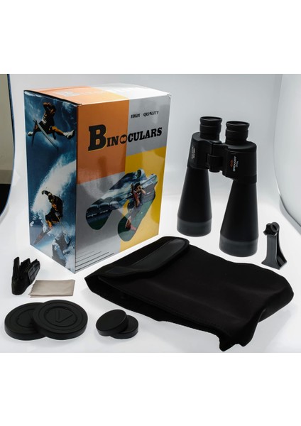 Çift Gözden Ayarlı Mavı Mercekli Süper Dürbün 100X100 El Dürbünü ( Lisinya )