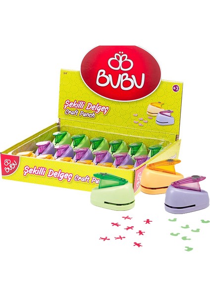 Bu-Bu Perfaratör ( Delgeç ) Şekilgeç 3/8 18 Li BUBU00019-18-LI-PKT