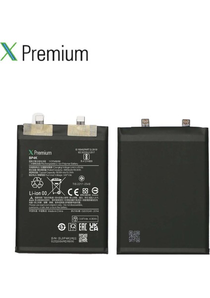 Xpremium Xiaomi Redmi Note 12 Pro Uyumlu Batarya Pil Süper Yüksek Kalite 4900 Mah BP4K modelleri