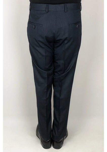 Fistan Store Erkek Düz Yüksek Bel Klasik Kesim Rahat Kalıp Yandan Cepli Boru Paça Büyük Beden Kumaş Pantolon fırsatları