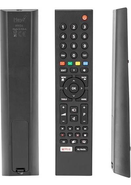 - Tv Netflix My Media Tuşlu Geniş Kalıp Universal Kumandası