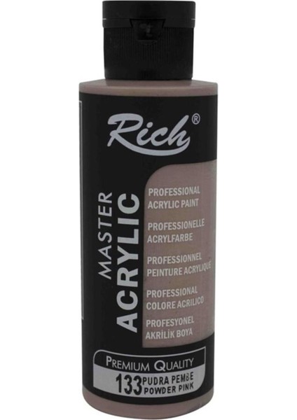 Rich Akrilik Boya Master 120 cc Pudra Pembe 120-133