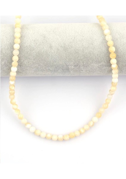 Aragonit Doğal Taş Dizi 6 mm Yuvarlak Kesim fiyatları