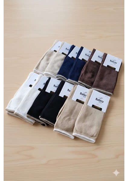 Pamuk Çorap, Mevsimlik, Asorti 12'lı Paket (36-40)