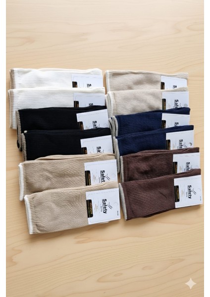 Pamuk Çorap, Mevsimlik, Asorti 12'lı Paket (36-40) fiyatları