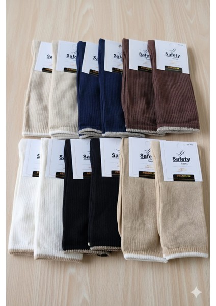 Pamuk Çorap, Mevsimlik, Asorti 12'lı Paket (36-40) modelleri