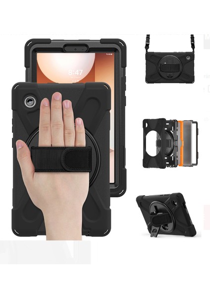 Galaxy Tab A11 Plus Uyumlu 8.7" Tam Koruma Sağlayan Defender Silikon Şok Emici Tablet Kılıfı modelleri