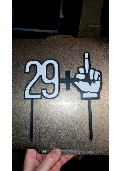 30 Yaş Pasta Süsü fiyatları