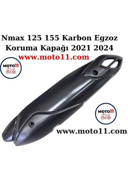 Nmax 125 155 Egzoz Koruma Karbon Kapağı 2021 2024 | MOTO11 fiyatları