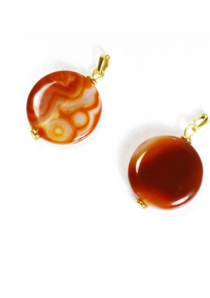 Kırmızı Akik Doğal Taş Kolye Ucu / Yemen Akik / Karnelyan Akik fiyatları