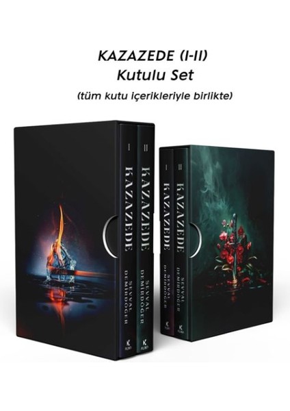 Kazazede – 1 ve 2 (Ciltli - Kutulu Set)