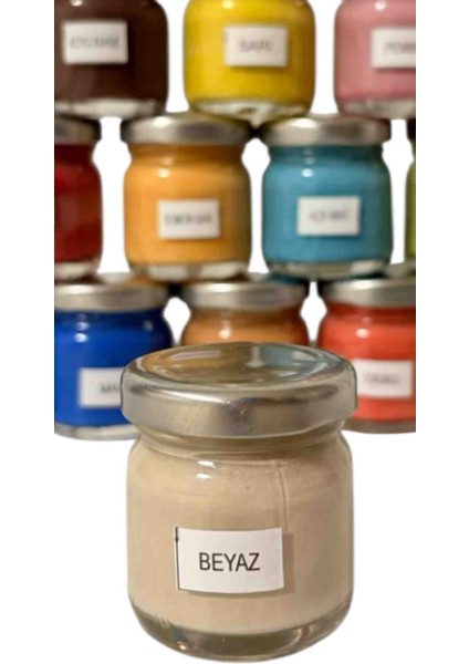 Seramik Çini Boyası 40CC Beyaz