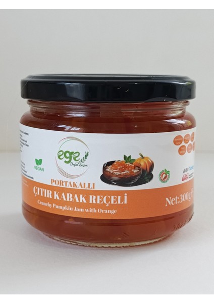 Portakallı Çıtır Kabak Reçeli 300 gr