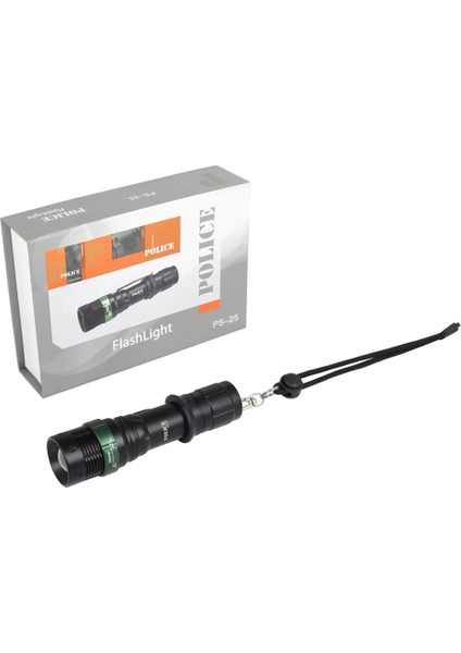 Ps-25 Cree Q5 Power LED Zoomlu Şarjlı El Feneri indirimleri
