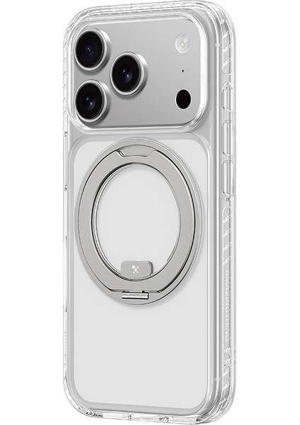 iPhone 17 Pro Max Uyumlu Kılıf M-Safeli Airbag Standlı Amazingthing Titan Pro Magspin Kapak Şeffaf fiyatları