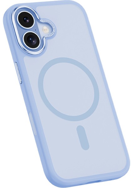 iPhone 17 Uyumlu Kılıf M-Safe Şarj Özellikli Benks Mist Magnetik Kapak Açık Mavi fırsatları