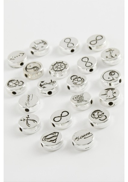 Yzlal Karışık Bileklik Ara Aparatı 50 Gram-Gümüş Rengi fiyatları