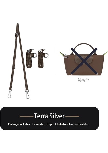 Ayarlanabilir Çanta Askısı Çanta Aksesuar ( Terra Silver Uyumlu )