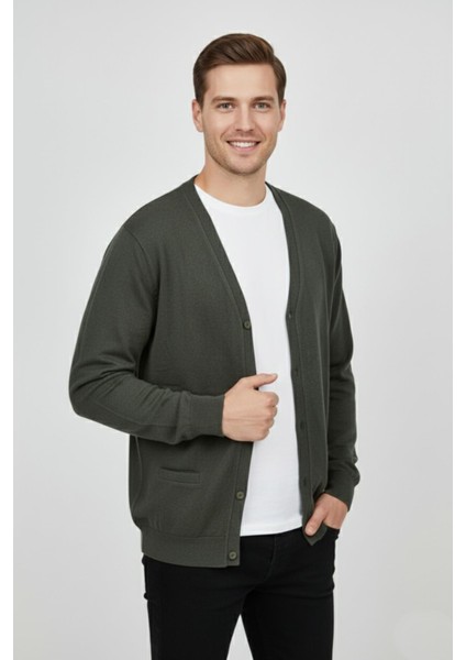 Erkek Spor Selanik Düğmeli Hırka Regular Kalıp BGL-ST04873 fiyatları