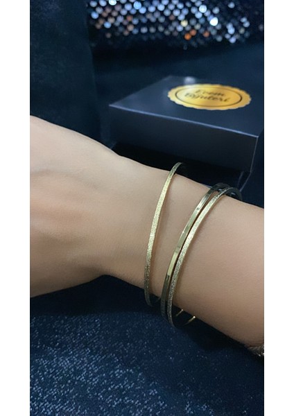 Ecem Bijuteri Çelik Altın Kaplama 3'lü Ajdar Bilezik fiyatları